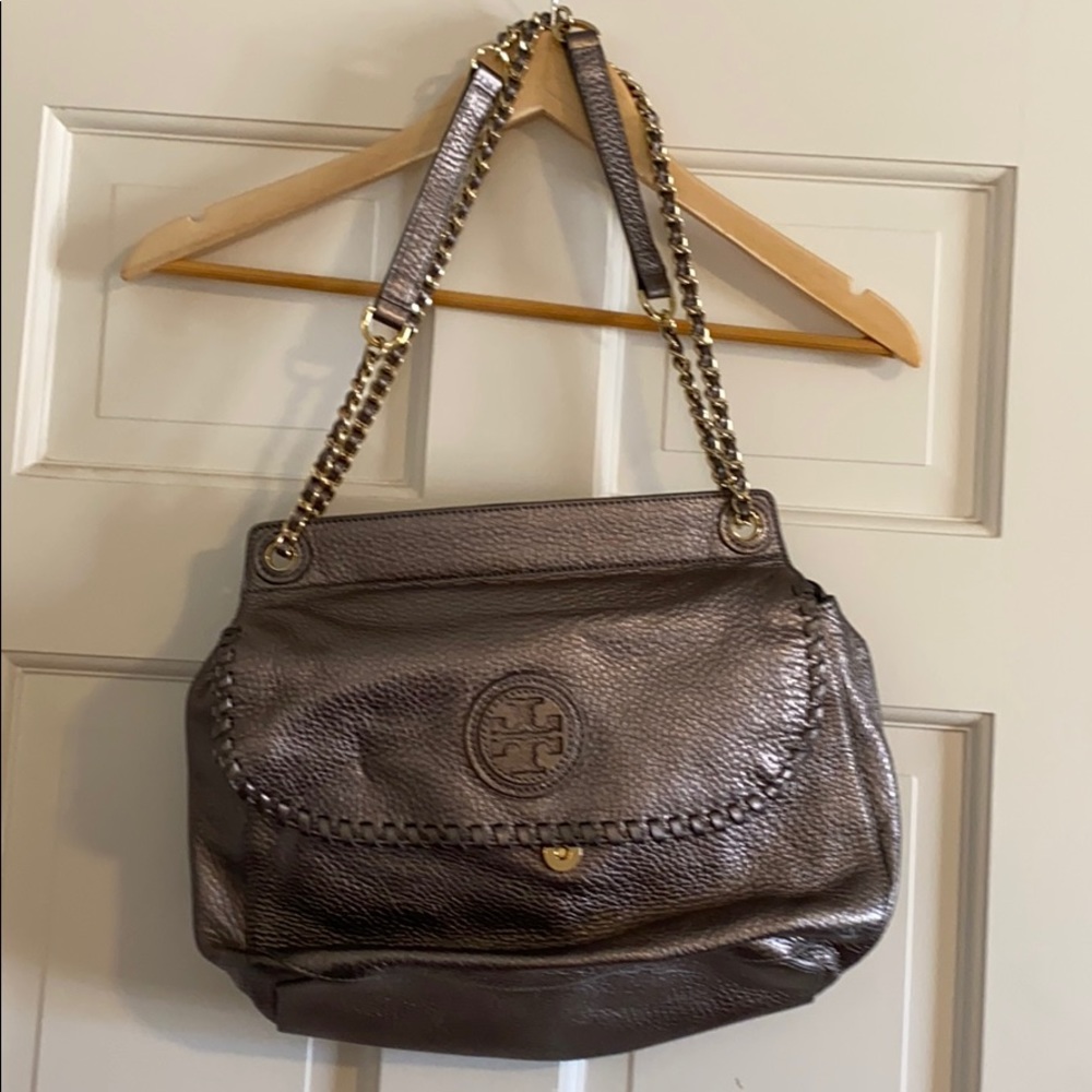 Tory Burch metallic bag